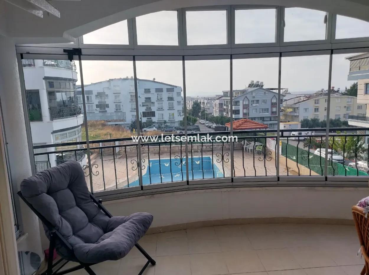 2 1 Apartment. First Floor Apartment In A Complex With A Pool In Didim.