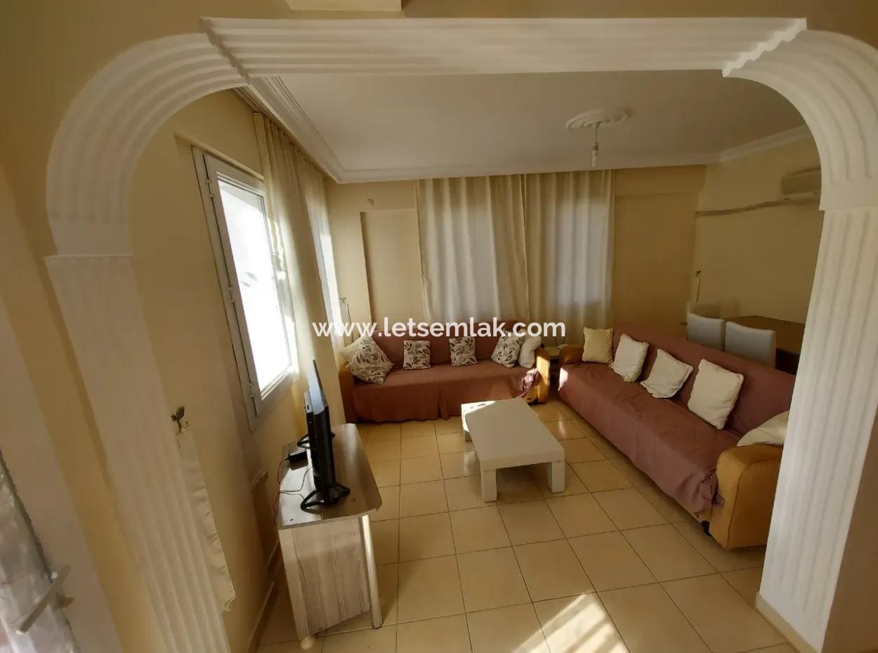 Akbük'te Havuzlu Sitede 2+1 Zemin Kat