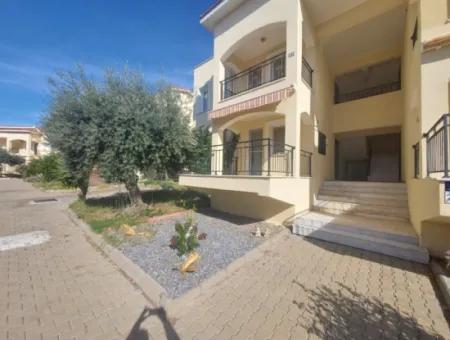 Akbük'te Havuzlu Sitede 2+1 Zemin Kat