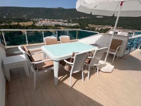 Akbük'te Satılık 3+1 Dubleks, Deniz Manzaralı